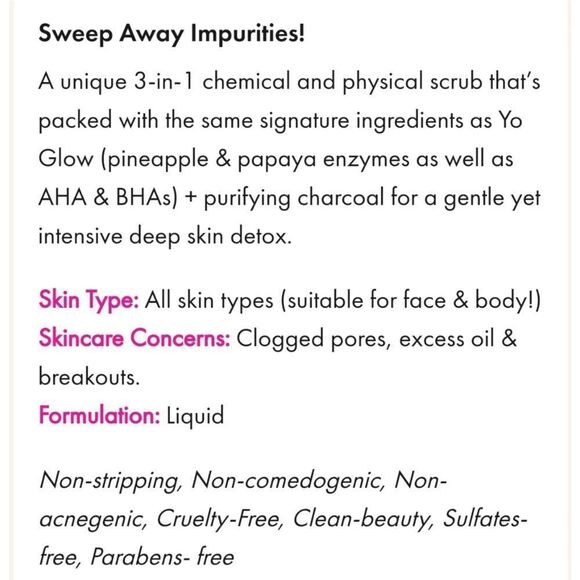 Huda Beauty Wishful Yo-Glow Yo Detox Enzyme Scrub - Picture 3 of 10